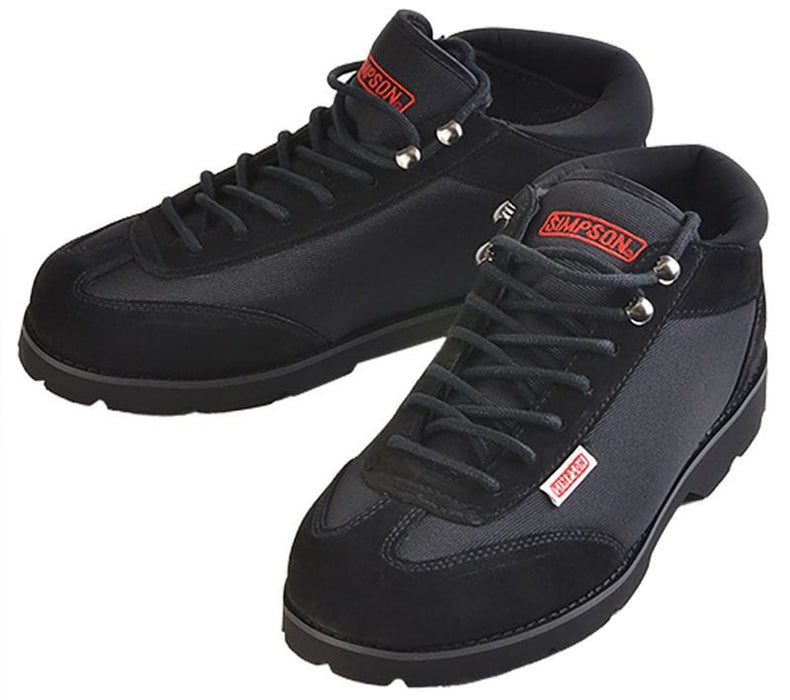 SIMPSON Size: 7, Black Garage Crew Shoe SI57700BK Autofit