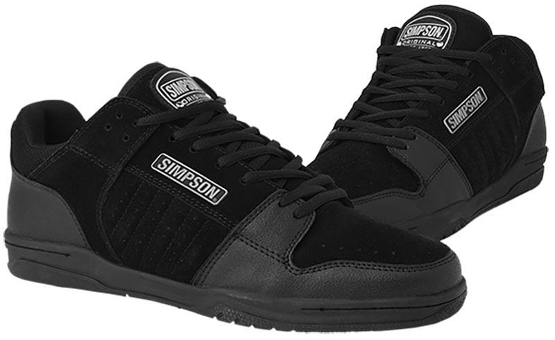 SIMPSON Size 8, Black Blacktop Shoes SIBT800BK Autofit