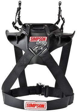 SIMPSON Small - Chest 36-40", Quick Release Sliding Tethers, SFI 38.1 Hybrid Sport - Head & Neck Restraint SI-HSSML11 Autofit
