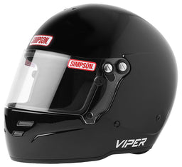 SIMPSON Small Viper SA2020 Helmet, Black SI7100012 Autofit