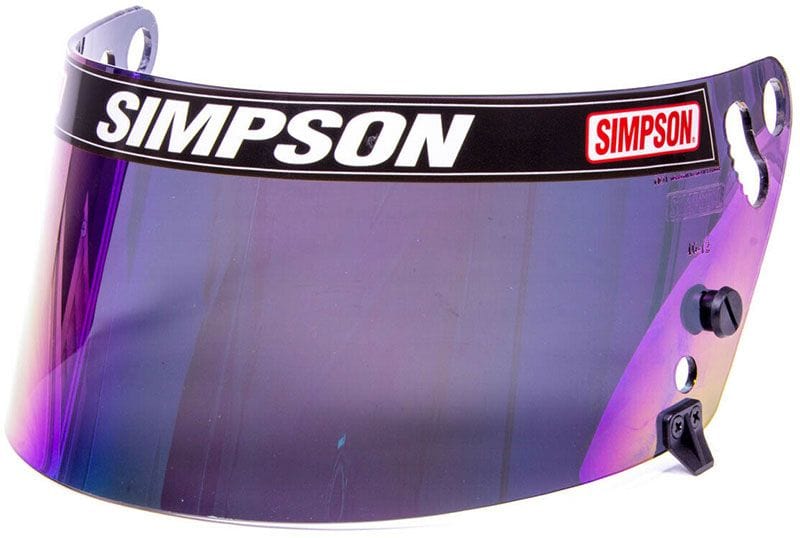 SIMPSON Suit Simpson Shark & Vudo Helmets Replacement Visor - Iridium SI1013-11 Autofit