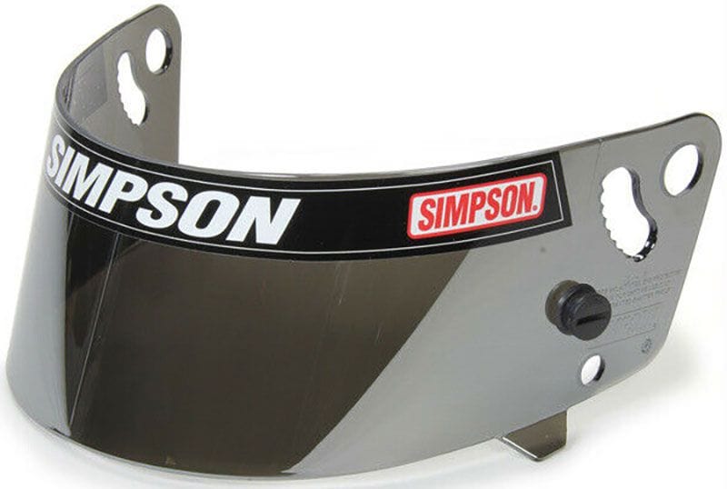 SIMPSON Suit Simpson Shark & Vudo Helmets Replacement Visor - Silver SI1014-12 Autofit