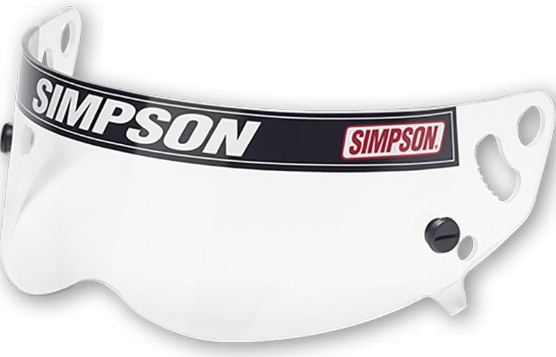 Simpson Suit Simpson X Bandit, Diamondback, Skull & RX Helmets Replacement Visor - Clear SI1020-12 Autofit