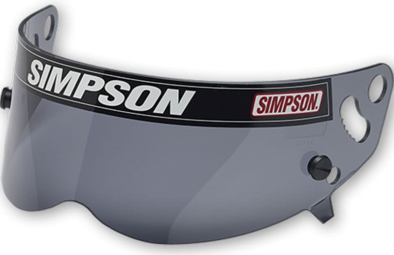 SIMPSON Suit Simpson X Bandit, Diamondback, Skull & RX Helmets Replacement Visor - Smoke SI1021-12 Autofit