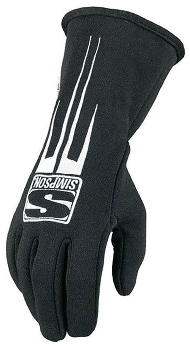 SIMPSON X-Large, Black, SFI Approved Predator Glove SI20800XK Autofit
