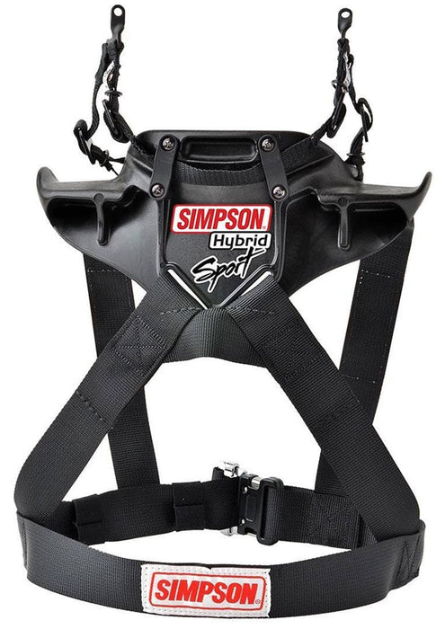 SIMPSON X-Large - Chest 48-52", Quick Release Sliding Tethers, SFI 38.1 Hybrid Sport - Head & Neck Restraint SI-HSXLG11 Autofit