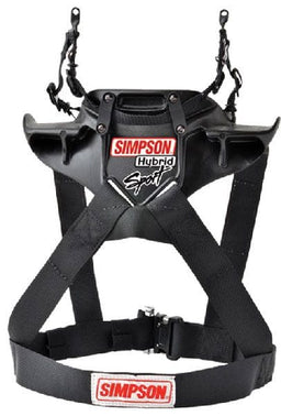 SIMPSON X-Small - Chest 32-36", Quick Release Sliding Tethers, SFI 38.1 Hybrid Sport - Head & Neck Restraint SI-HSXSM11 Autofit