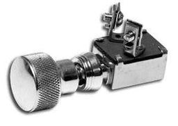 So Cal Speedshop SO-CAL Speed Shop Polished Knurled Style Knob Push Horn Switch SO001-60795 Autofit