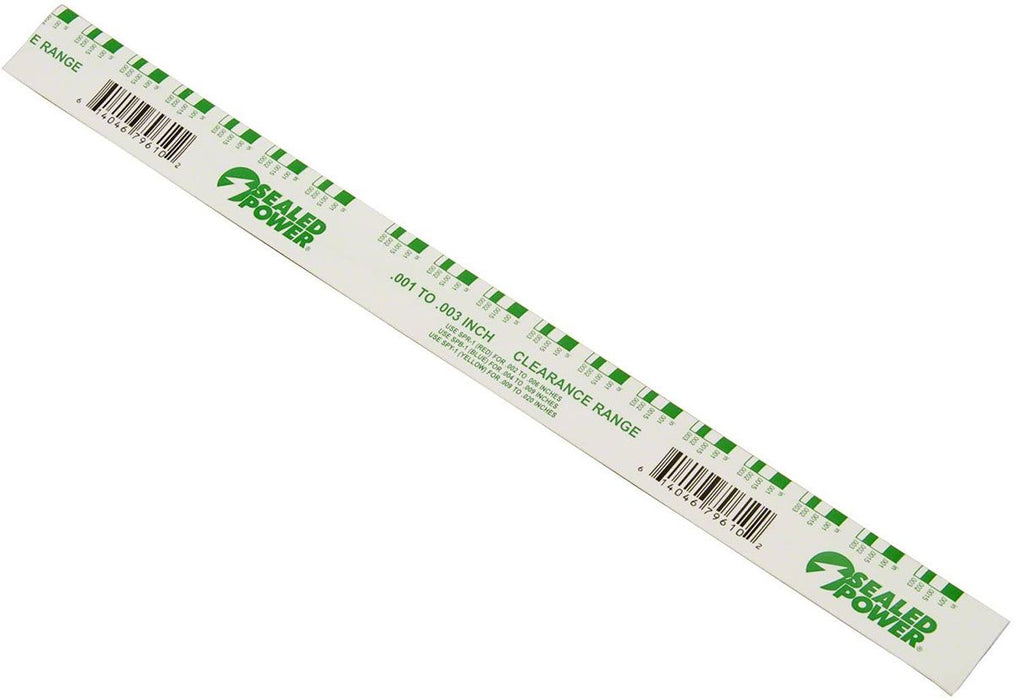 SPEEDPRO (Green Strip) .001"-.003" Measurement Range Plastigage (Plasti Gauge) SPG-1 Autofit
