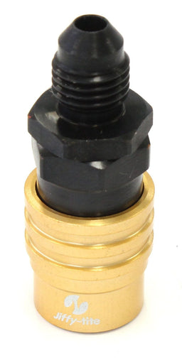 SPEEDWAY -4AN Male, Straight - Black Jiffy-Tite 2000 Series Socket RS-JIF21404J Autofit
