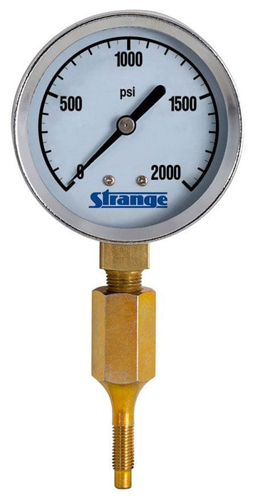 STRANGE 0-1500 PSI Brake Pressure Gauge & Adapter STP2360 Autofit
