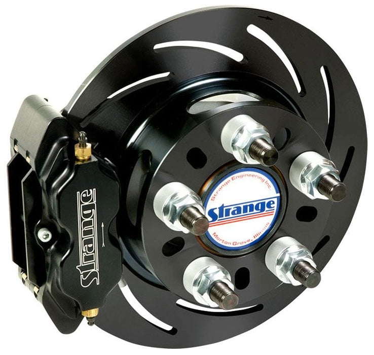 STRANGE Suit Late Big Ford Housing Ends Pro Series Rear Brake Kit - 1-Piece Steel Rotor STB1706WC Autofit