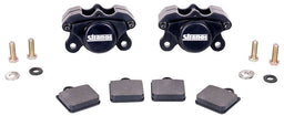 STRANGE With Mounting Hardware & Soft Pads (Race Use Only) Dual Piston Brake Caliper STB1825 Autofit