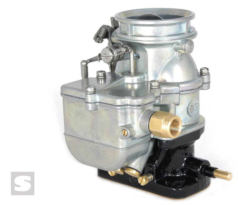 STROMBERG Natural Finish With Black Base Genuine Reproduction Stromberg 97 Carburettor - NEW STROM9510-A Autofit