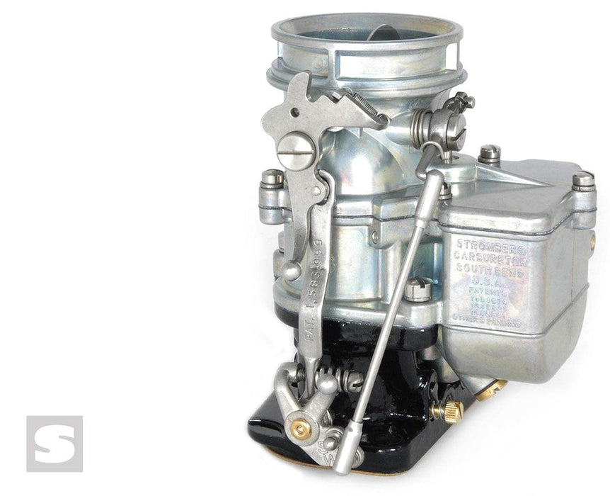 STROMBERG Natural Finish With Black Base Genuine Reproduction Stromberg 97 Carburettor - NEW STROM9510-A Autofit
