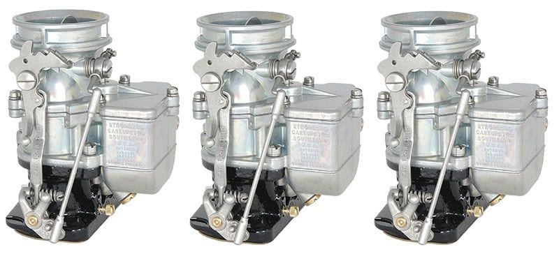 STROMBERG Plain Finish Tri-Power Carburettor BIG97 - 750cfm Genuine Reproduction Stromberg 97 Carburettor - NEW STROM9510A-BIG-T Autofit