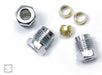 STROMBERG X3 Nuts & Ferrules Chrome Ford Nut Compression Fittings STROM9081K-CHR Autofit