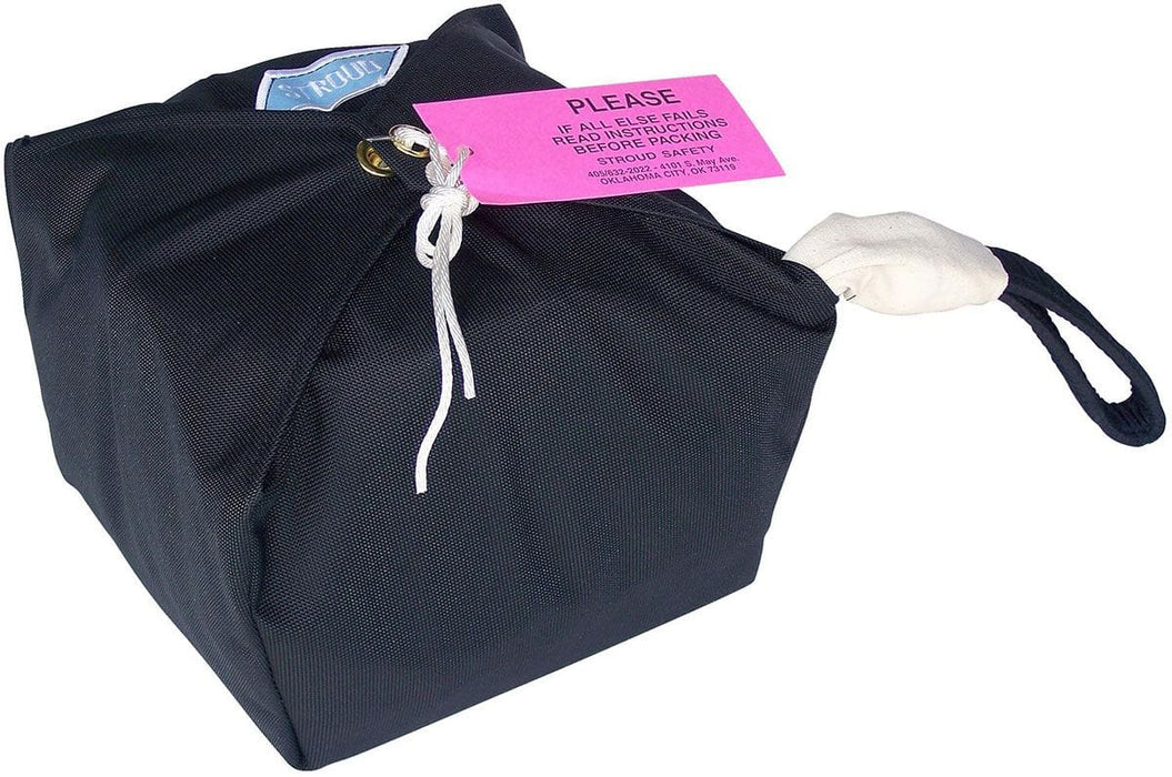 STROUD Black Chute, Up To 180 MPH Comp Eliminator Chute, Standard Pilot Chute Deployment SS420-1 Autofit