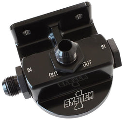 SYSTEMONE 1-1/2"-12 Thread suit HP6 Style Filter with 2x -12AN Fittings Remote Filter Mount SY221-3P-12 Autofit