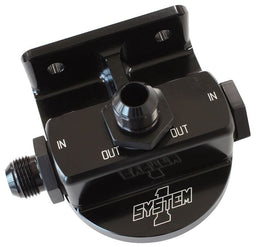 SYSTEMONE 1-1/2"-12 Thread Suit HP6 Style Filter With x2 -16AN Fittings Remote Filter Mount SY221-3P-16 Autofit