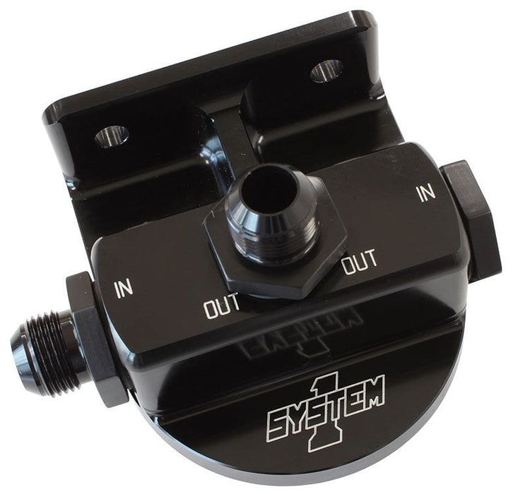 SYSTEMONE 1-1/2"-12 Thread Suit HP6 Style Filter With x2 -16AN Fittings Remote Filter Mount SY221-3P-16 Autofit