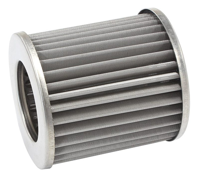 SYSTEMONE 45 Micron Suit 3-3/4" Long x 3-1/4" O.D Billet Oil Filter Replacement Stainless Steel Element SY208-360 Autofit
