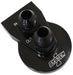 SYSTEMONE Suit 2-Bolt Flat Surface Mount With -10AN Inlet/Outlet Remote Filter Mount- Black SY221-90004-10-B Autofit
