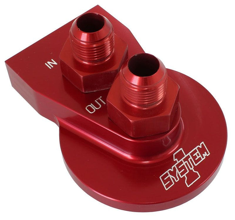 SYSTEMONE Suit 2-Bolt Flat Surface Mount With -10AN Inlet/Outlet Remote Filter Mount SY221-90004-10 Autofit