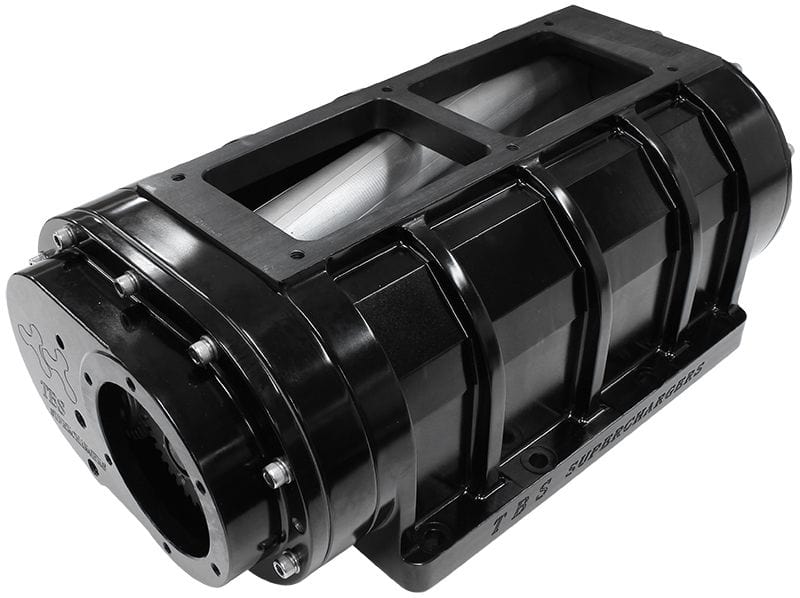 TBS 6-71 Billet Blower with High Helix Rotors, Black Finish B2019-BLK Autofit
