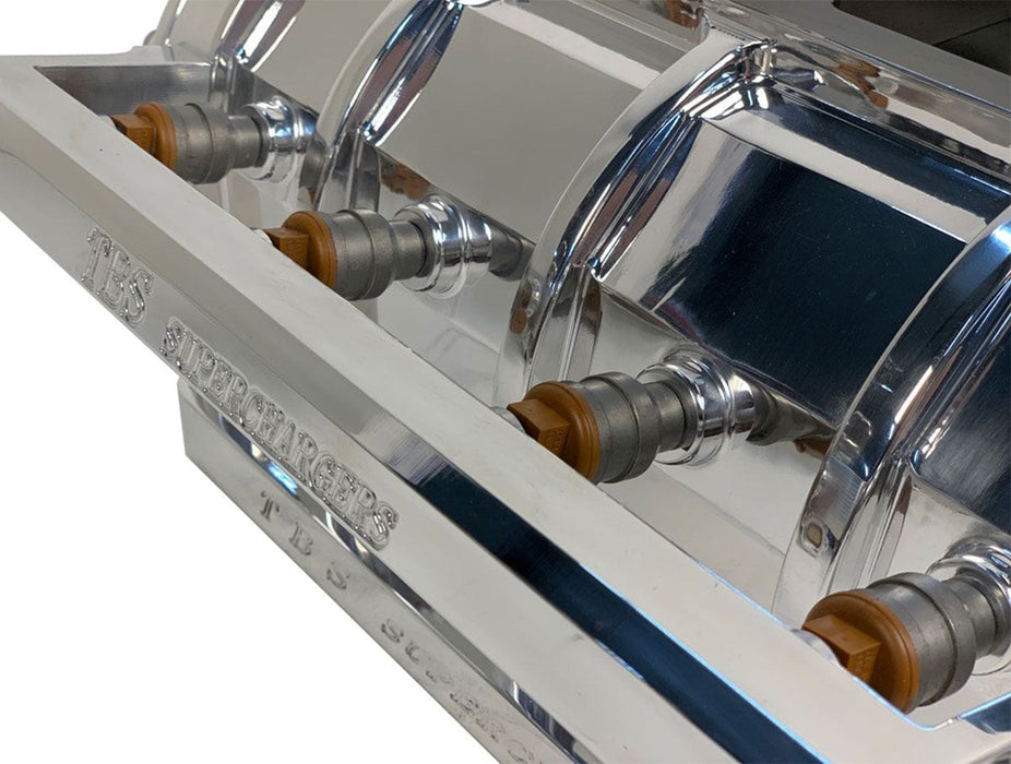 TBS 8-71 EFI Billet Blower with High Helix Rotors, Polished Finish B2322 Autofit