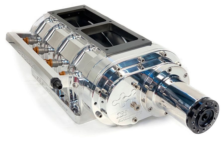 TBS 8-71 EFI Billet Blower with High Helix Rotors, Polished Finish B2322 Autofit