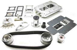 TBS Suit Rectangle Port Heads LS Blower Kit Carburetted - Polished Finish B2633 Autofit