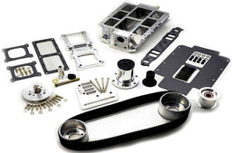 TBS Suit SB Chev, 1V Accessory, Large Port, Polished 6-71 Blower Drive Kit B2615 Autofit