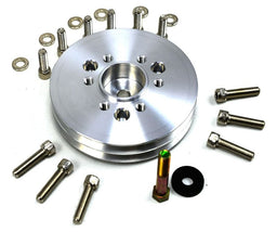 TBS Suit SB Chev, 2V, Polished Accessory V-Pulley B4225 Autofit