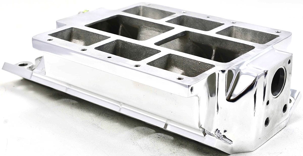 TBS Suit SB Chev With Standard Port Blower Manifold Polished B2530 Autofit