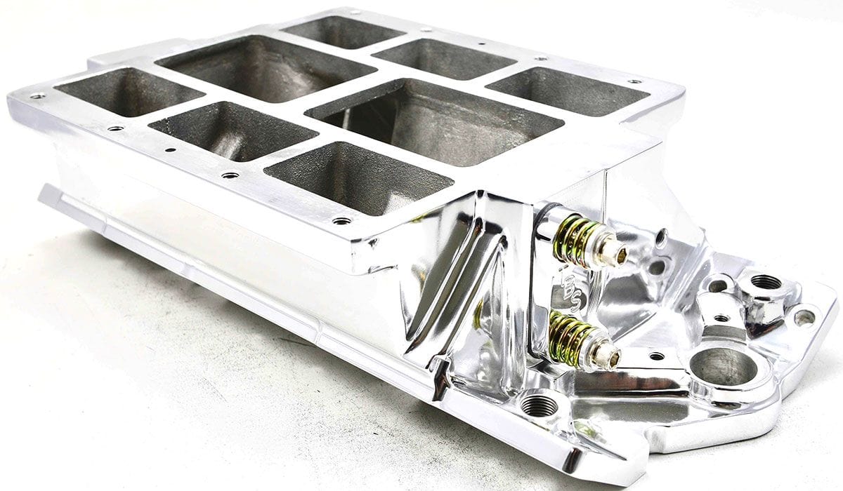 TBS Suit SB Chev With Standard Port Blower Manifold Polished B2530 Autofit