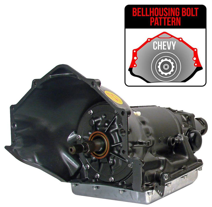 TCIAUTO 6" Tailshaft (Chevrolet V8, 4.3L V6) TCI TH350 Super StreetFighter Transmission TCI311005 Autofit