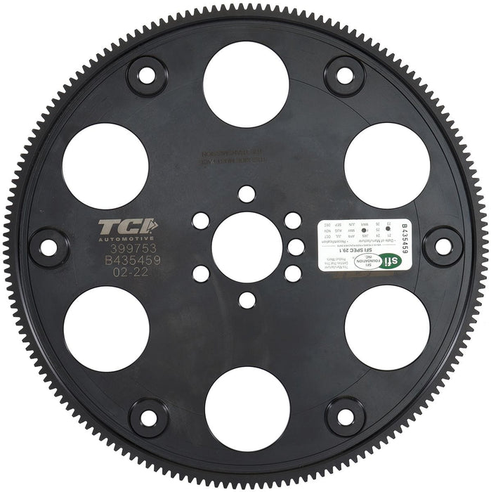 TCIAUTO Suit TH350 & TH400 transmissions TCI GM LS1 168-Tooth Internal Balance Flexplate TCI399753 Autofit