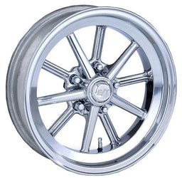 TEAM3 10 Spoke, 15" x 6" x 3-3/4" BS With 5 x 4.5" BC 1 Piece E-T Gasser Polished Rim ET56XPP45 Autofit