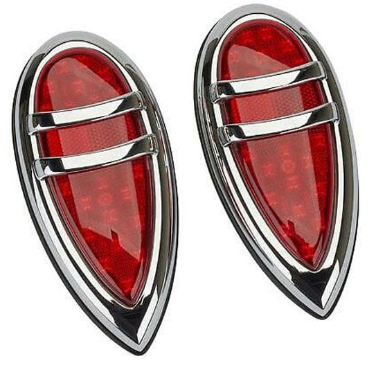 TECHNOSTAL Suit 1938-39 Ford Zephyr LED Stop & Tail Light Conversion TN6059 Autofit