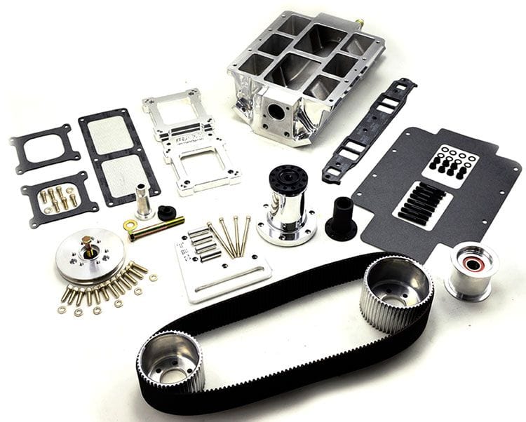 The Blower Shop Suit SB Chev, 2V Accessory, Polished 6-71 Blower Drive Kit B2611 Autofit