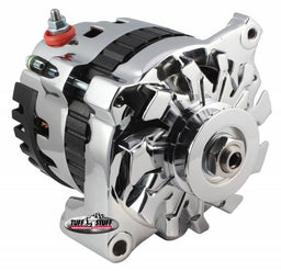 TUFFSTUFF 1-Wire or OEM Hookup, Side Terminal 120amp GM 1-Wire Alternator, Chrome TUF7937AST Autofit