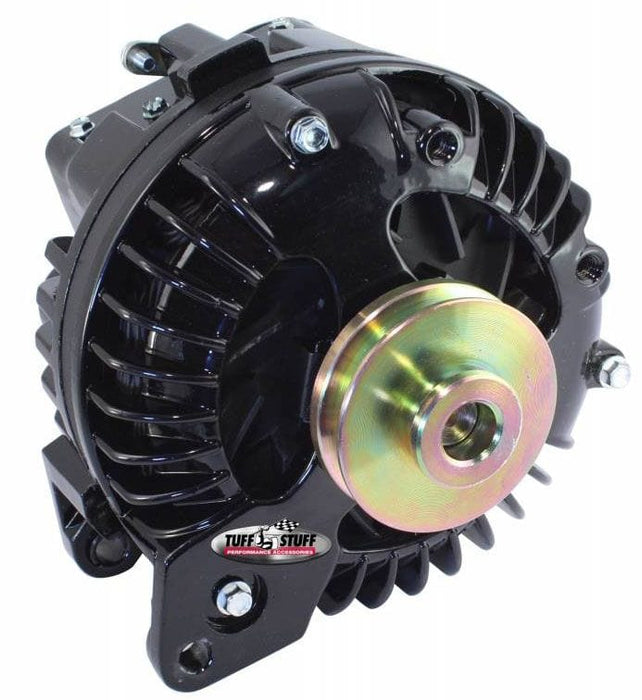 TUFFSTUFF 100 AMP, 1 Wire, Internal Regulator, Single V Groove Pulley Black Chrysler Alternator TUF8509RESP Autofit