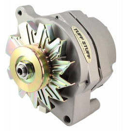 TUFFSTUFF 100 AMP, 1 Wire, Internal Regulator, Single V Groove Pulley Natural Cast Smooth Ford Alternator TUF7068 Autofit