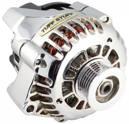 TUFFSTUFF 125 Amp, OEM Replacement, Serpentine Pulley Polished GM LS1 Alternator TUF8242NAP Autofit