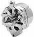TUFFSTUFF 140 AMP, 1 Wire, Internal Regulator, serpentine 6 Groove Pulley Chrome Smooth "Silver Bullet" Ford Alternator TUF7069ABULL6G Autofit