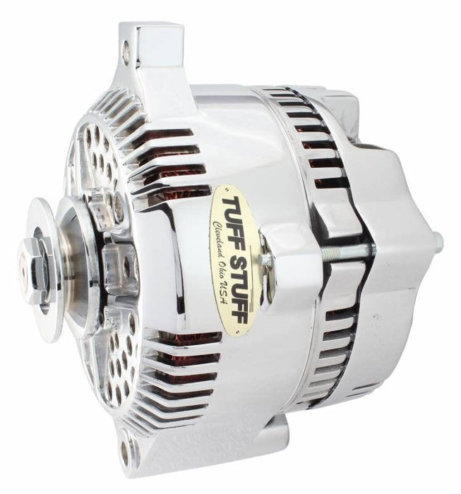 TUFFSTUFF 150 Amp, Suit Most 93-00 5.0L, Single V-Groove Pulley Chrome Ford Internal Regulator Alternator TUF7771A Autofit