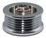 TUFFSTUFF 5 Groove Serpentine, 2.25" O.D Chrome Billet Steel Alternator Pulley TUF7610B Autofit