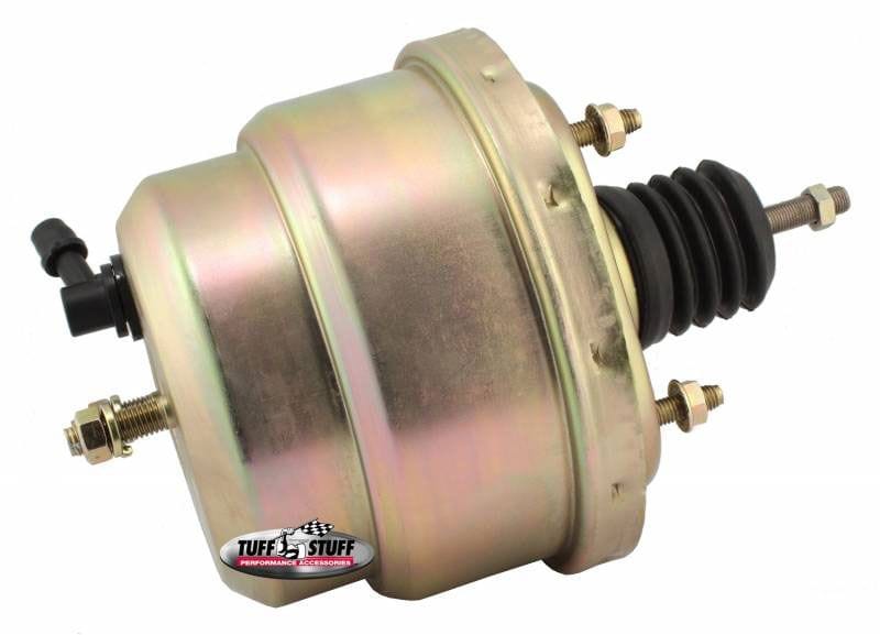 TUFFSTUFF 7" O.D, Gold Zinc, Universal Fittment Dual Diaphragm Power Brake Booster TUF2222NB Autofit