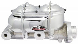 TUFFSTUFF Chrome Universal Dual Port/Dual Reservoir Master Cylinder 1" Bore TUF2020NA Autofit